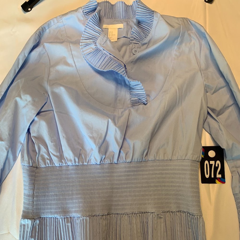 H&M Ruffled Blouse Sz. 14 Long Sleeve - 072